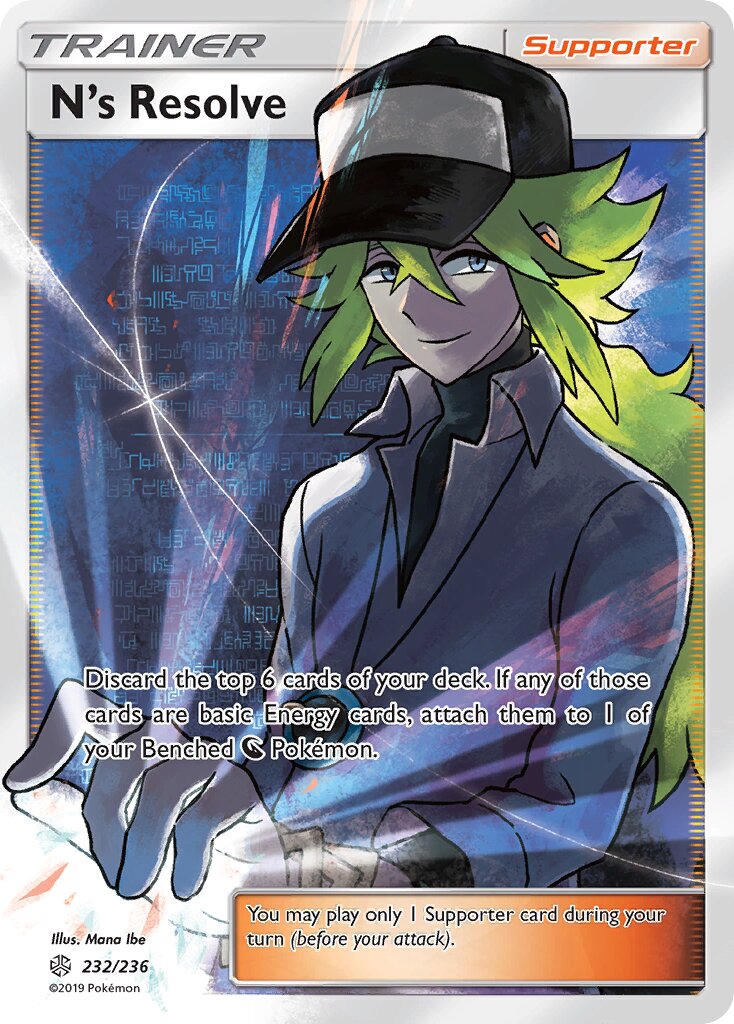 N's Resolve 232/271 — Cosmic Eclipse (English Pokémon TCG card)