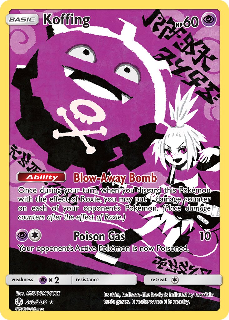 Koffing 243/271 — Cosmic Eclipse (English Pokémon TCG card)