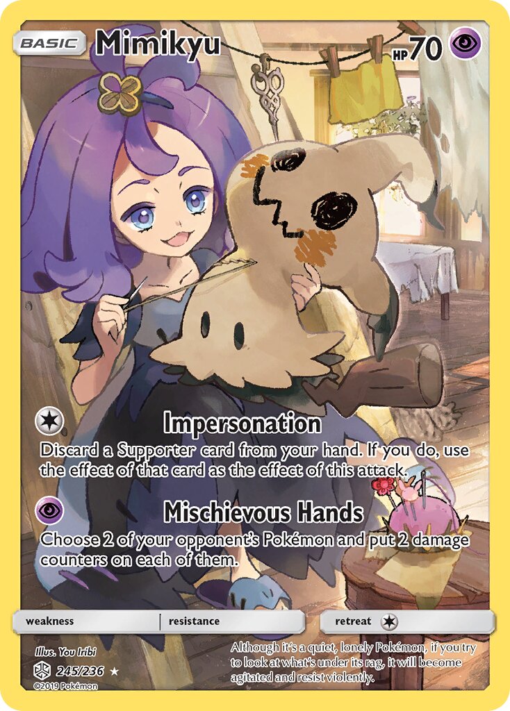 Mimikyu 245/271 — Cosmic Eclipse (English Pokémon TCG card)