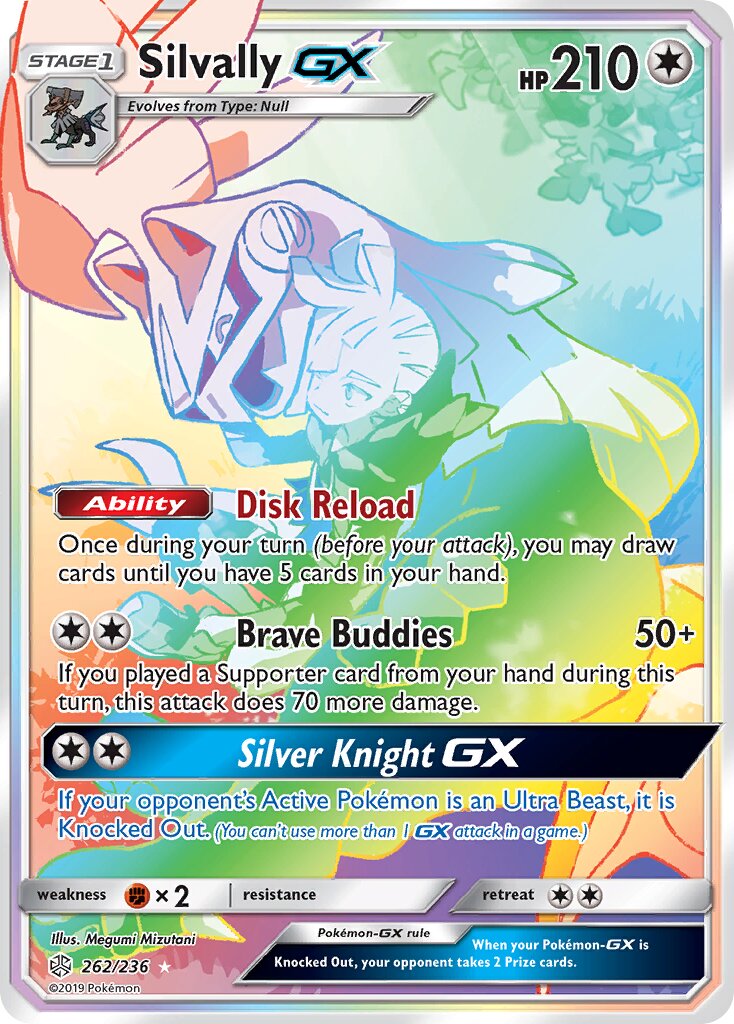 Silvally-GX 262/271 — Cosmic Eclipse (English Pokémon TCG card)
