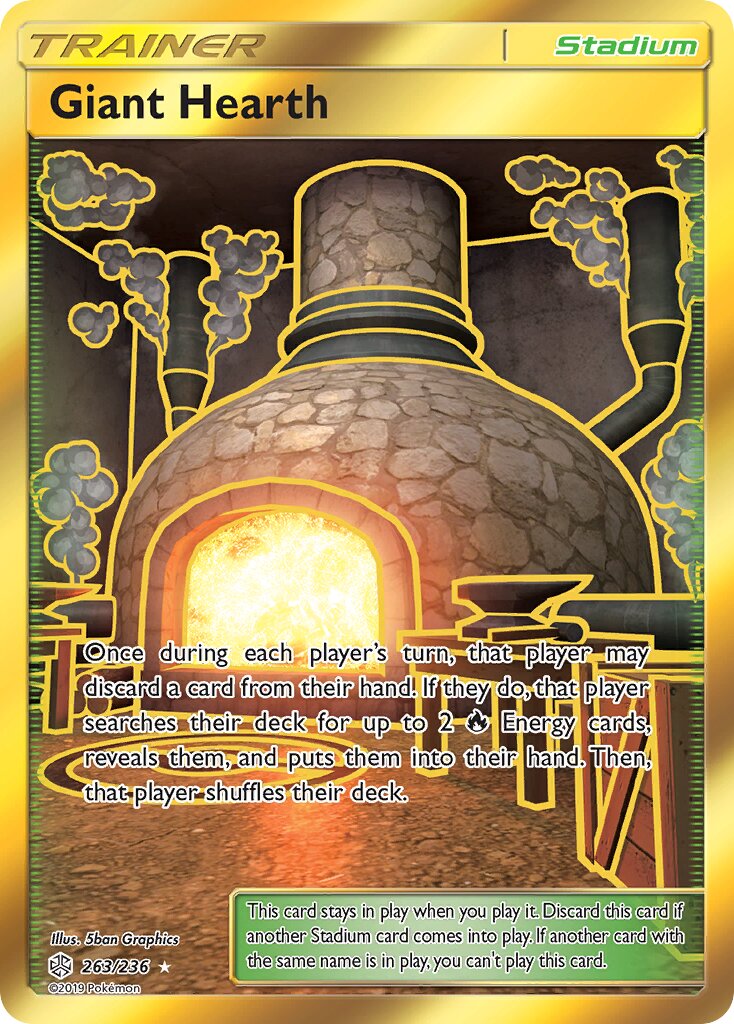 Giant Hearth 263/271 — Cosmic Eclipse (English Pokémon TCG card)