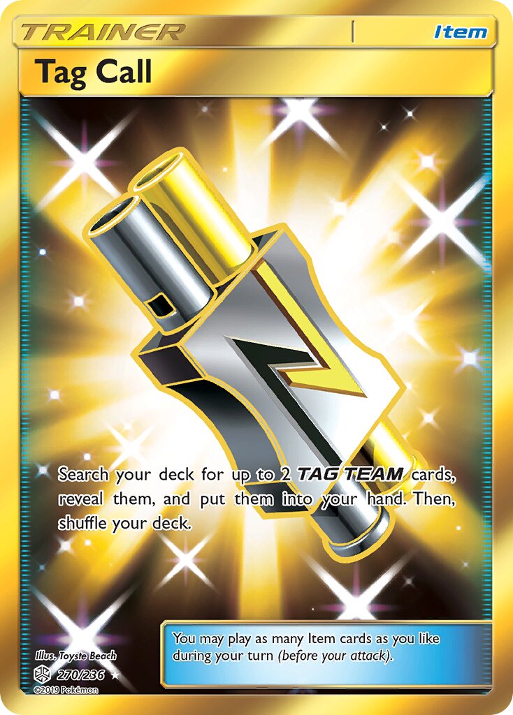 Tag Call 270/271 — Cosmic Eclipse (English Pokémon TCG card)