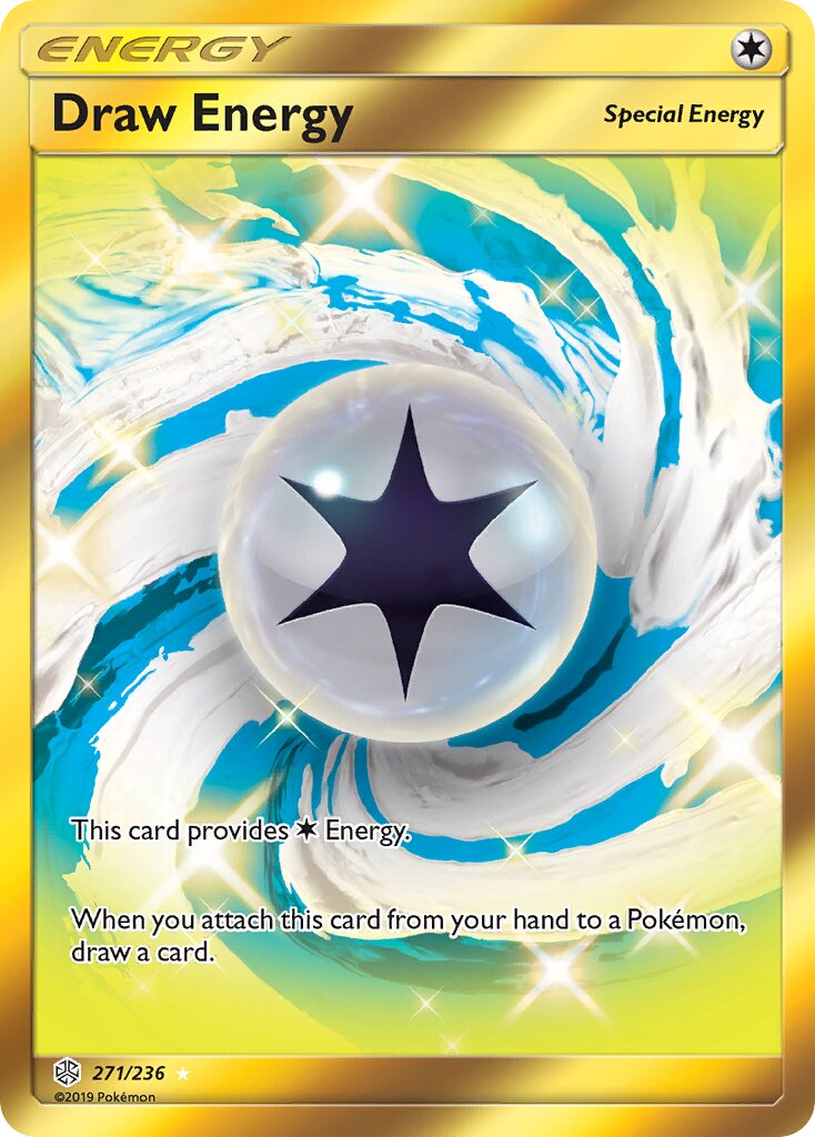 Draw Energy 271/271 — Cosmic Eclipse (English Pokémon TCG card)