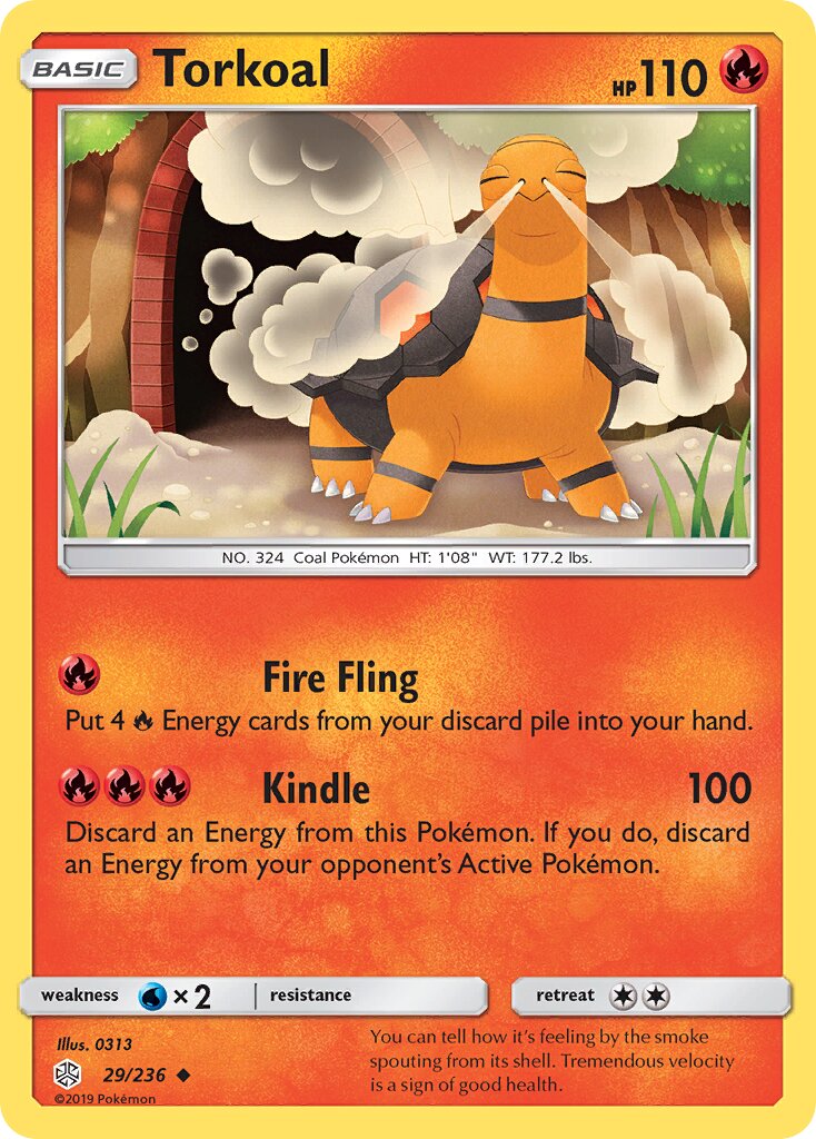 Torkoal 029/271 — Cosmic Eclipse (English Pokémon TCG card)