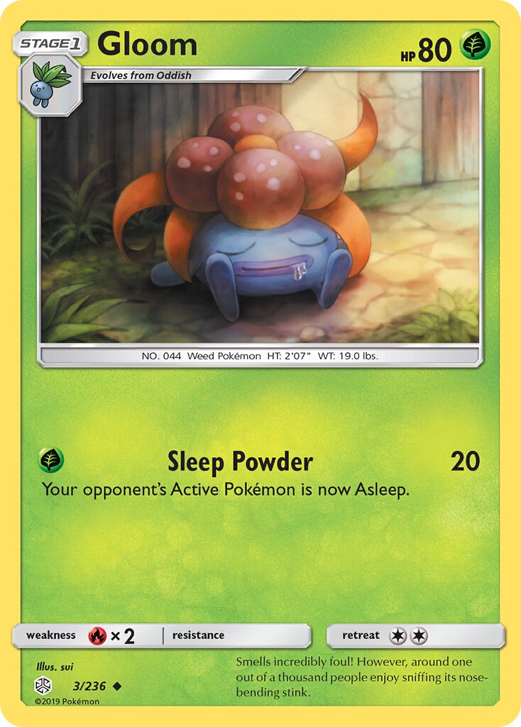 Gloom 003/271 — Cosmic Eclipse (English Pokémon TCG card)