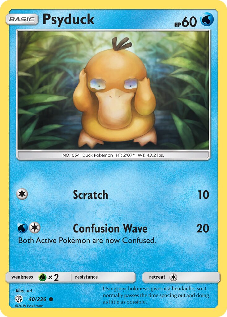 Psyduck 040/271 — Cosmic Eclipse (English Pokémon TCG card)
