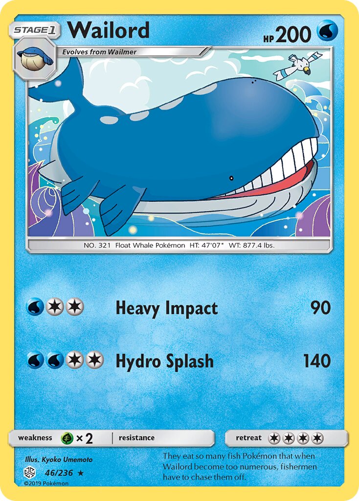 Wailord 046/271 — Cosmic Eclipse (English Pokémon TCG card)
