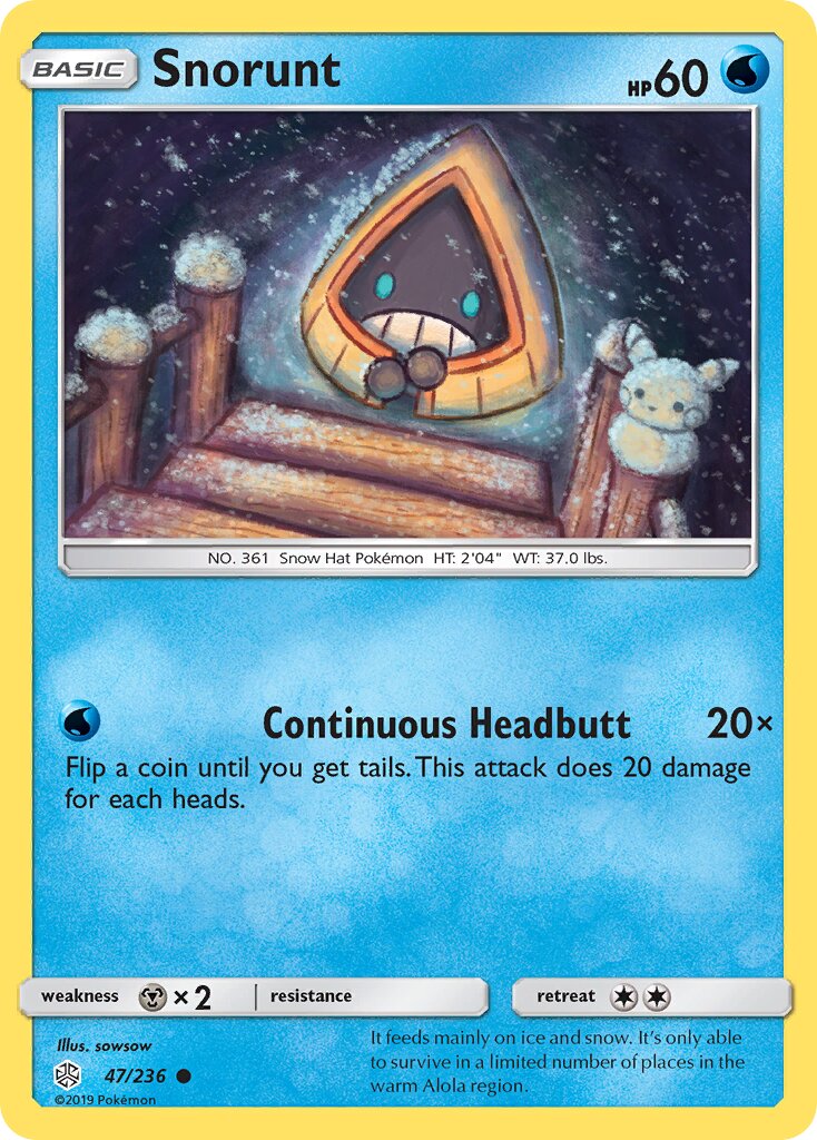 Snorunt 047/271 — Cosmic Eclipse (English Pokémon TCG card)