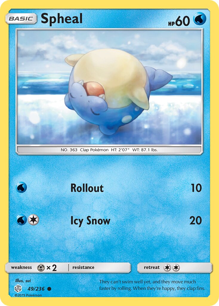 Spheal 049/271 — Cosmic Eclipse (English Pokémon TCG card)