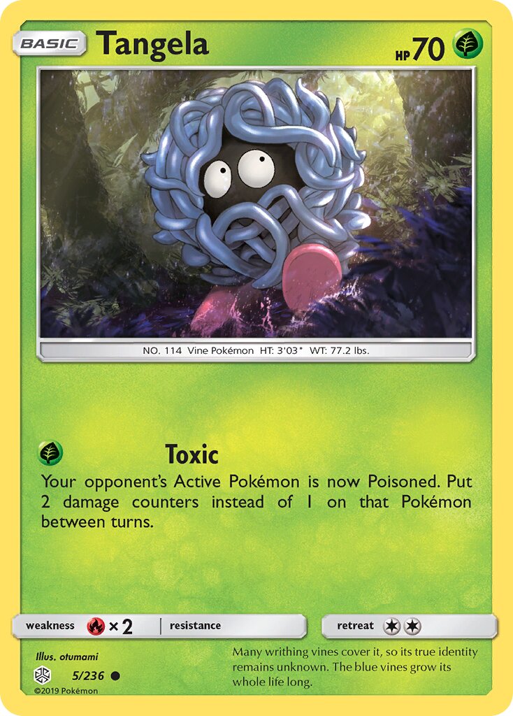 Tangela 005/271 — Cosmic Eclipse (English Pokémon TCG card)