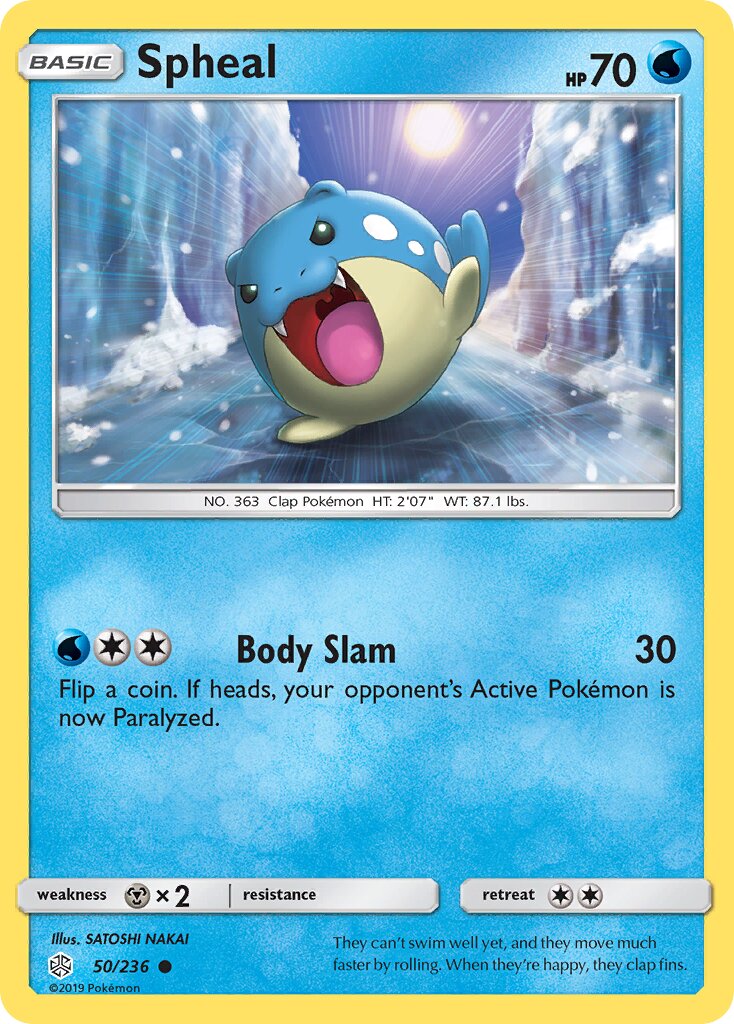 Spheal 050/271 — Cosmic Eclipse (English Pokémon TCG card)