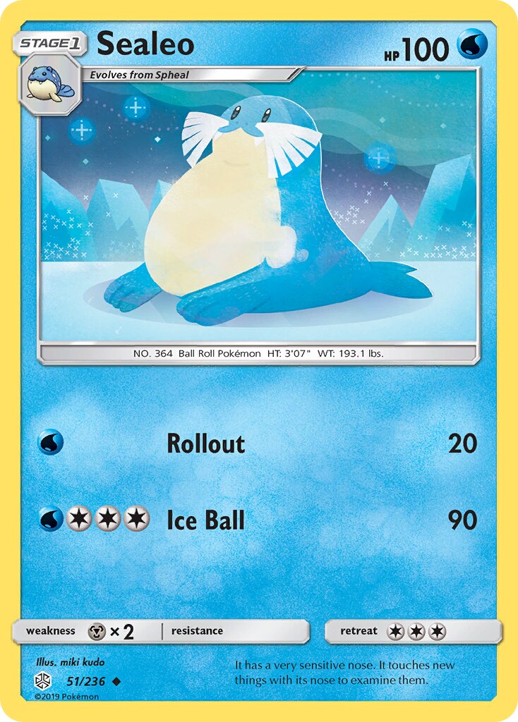 Sealeo 051/271 — Cosmic Eclipse (English Pokémon TCG card)