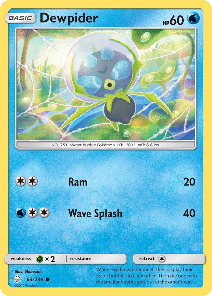 Dewpider 064/271 — Cosmic Eclipse (English Pokémon TCG card)