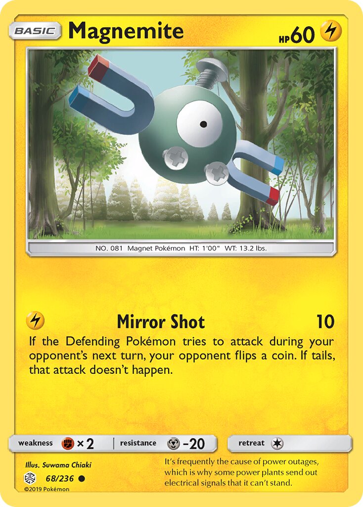 Magnemite 068/271 — Cosmic Eclipse (English Pokémon TCG card)