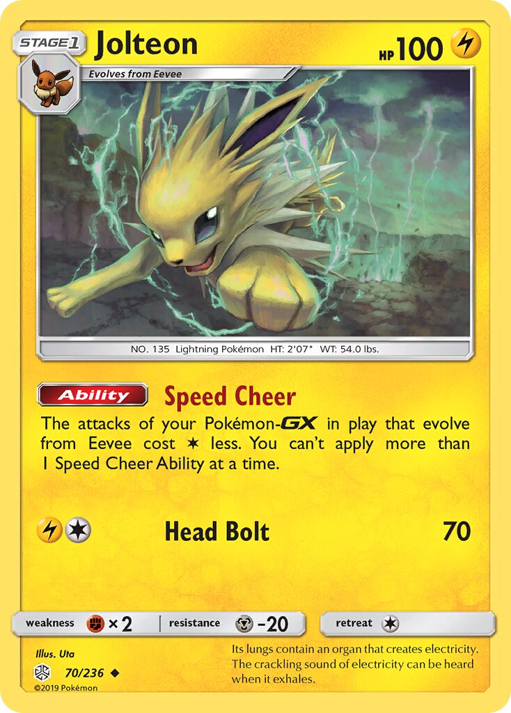 Jolteon 070/271 — Cosmic Eclipse (English Pokémon TCG card)