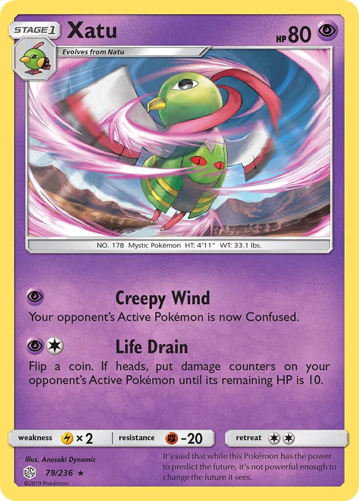 Xatu 079/271 — Cosmic Eclipse (English Pokémon TCG card)