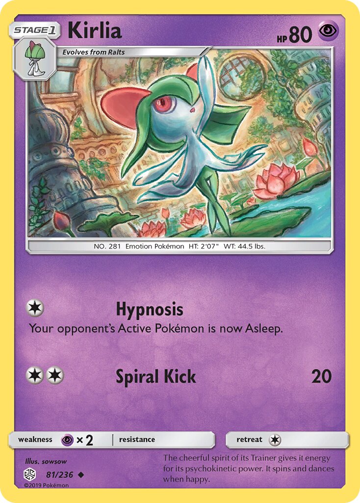 Kirlia 081/271 — Cosmic Eclipse (English Pokémon TCG card)