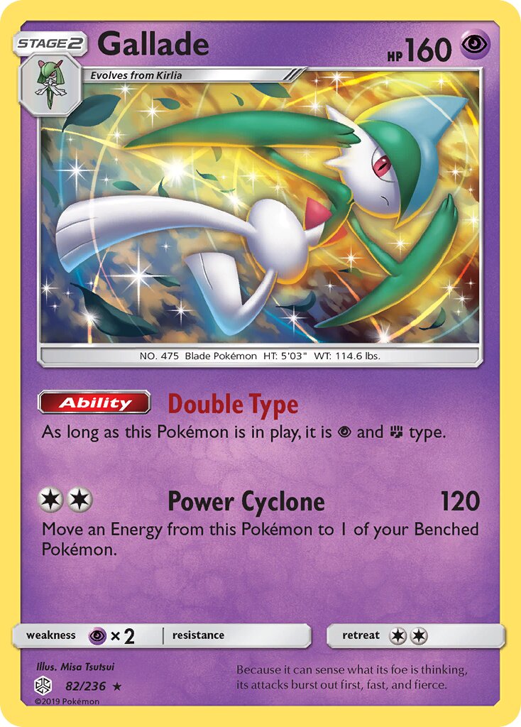 Gallade 082/271 — Cosmic Eclipse (English Pokémon TCG card)