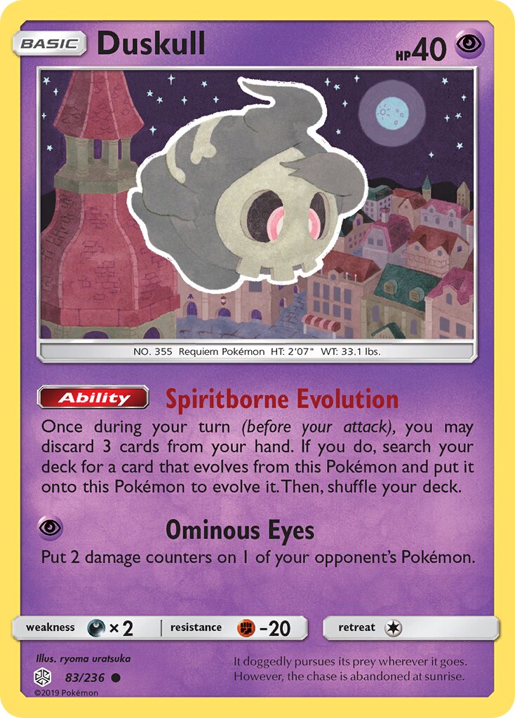 Duskull 083/271 — Cosmic Eclipse (English Pokémon TCG card)