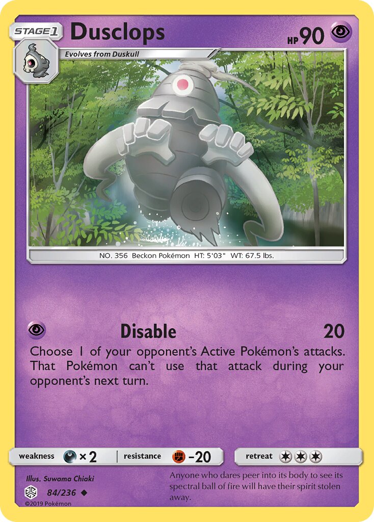 Dusclops 084/271 — Cosmic Eclipse (English Pokémon TCG card)