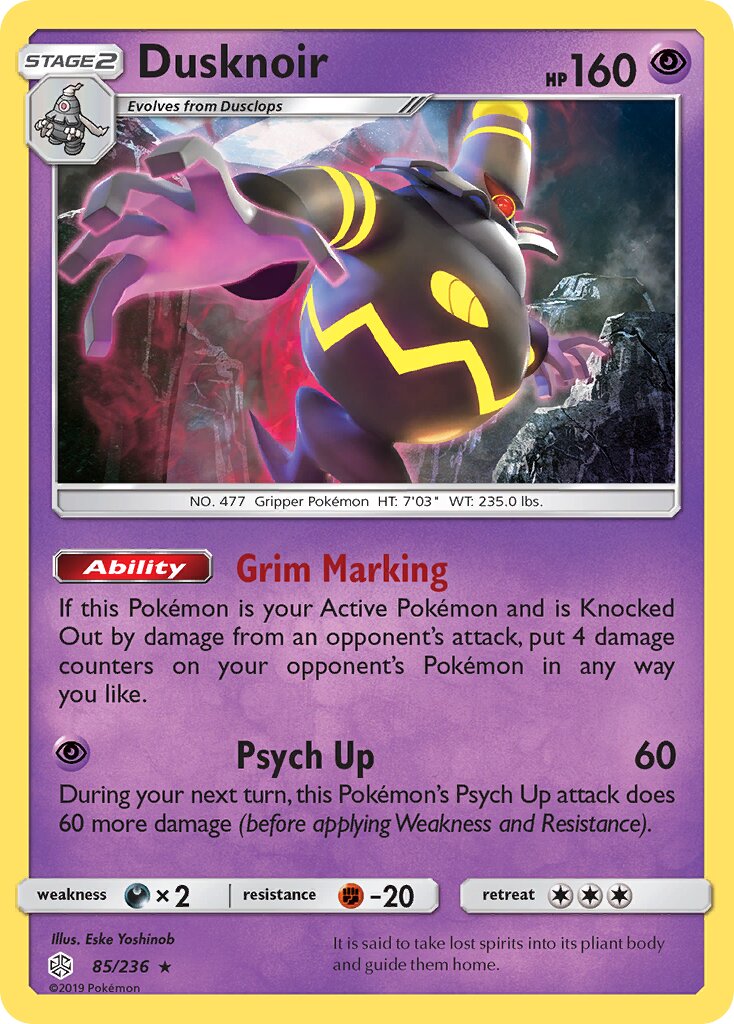 Dusknoir 085/271 — Cosmic Eclipse (English Pokémon TCG card)