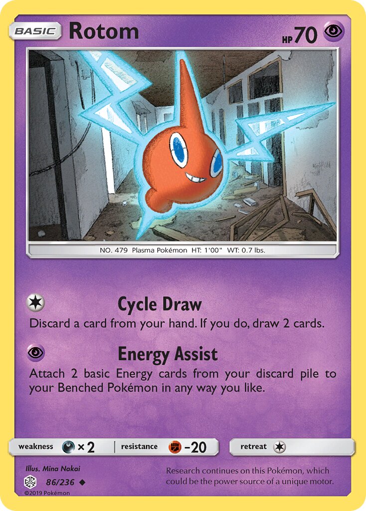 Rotom 086/271 — Cosmic Eclipse (English Pokémon TCG card)