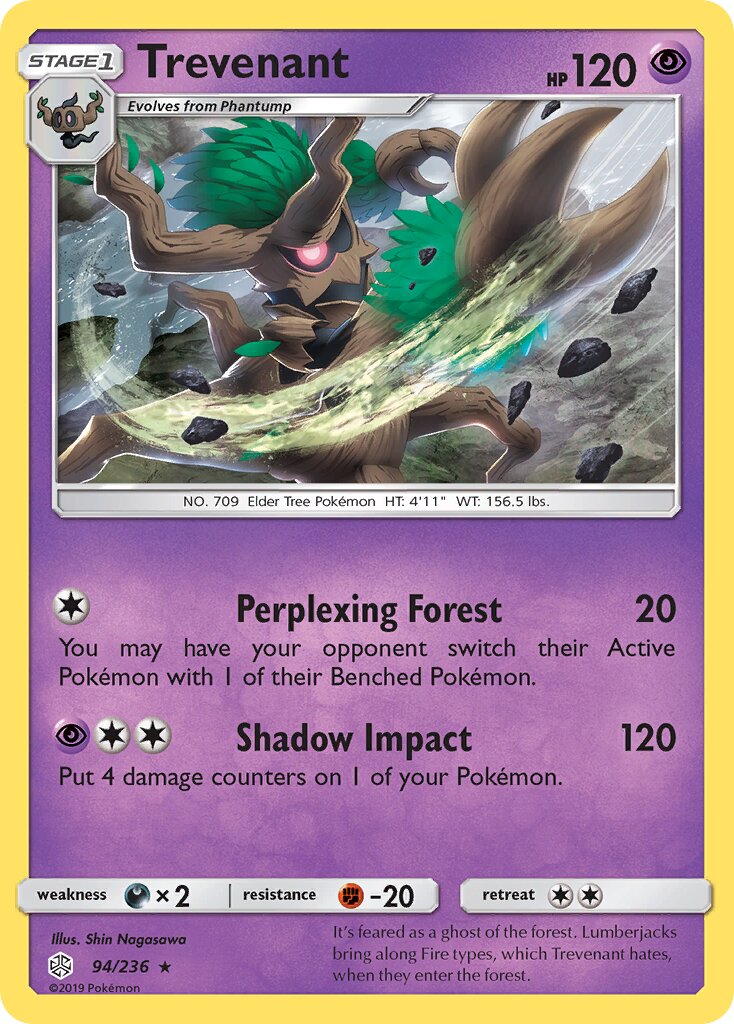 Trevenant 094/271 — Cosmic Eclipse (English Pokémon TCG card)