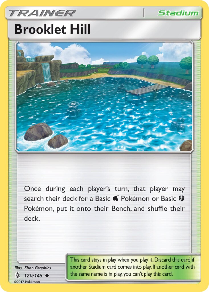 Brooklet Hill 120/168 — Guardians Rising (English Pokémon TCG card)