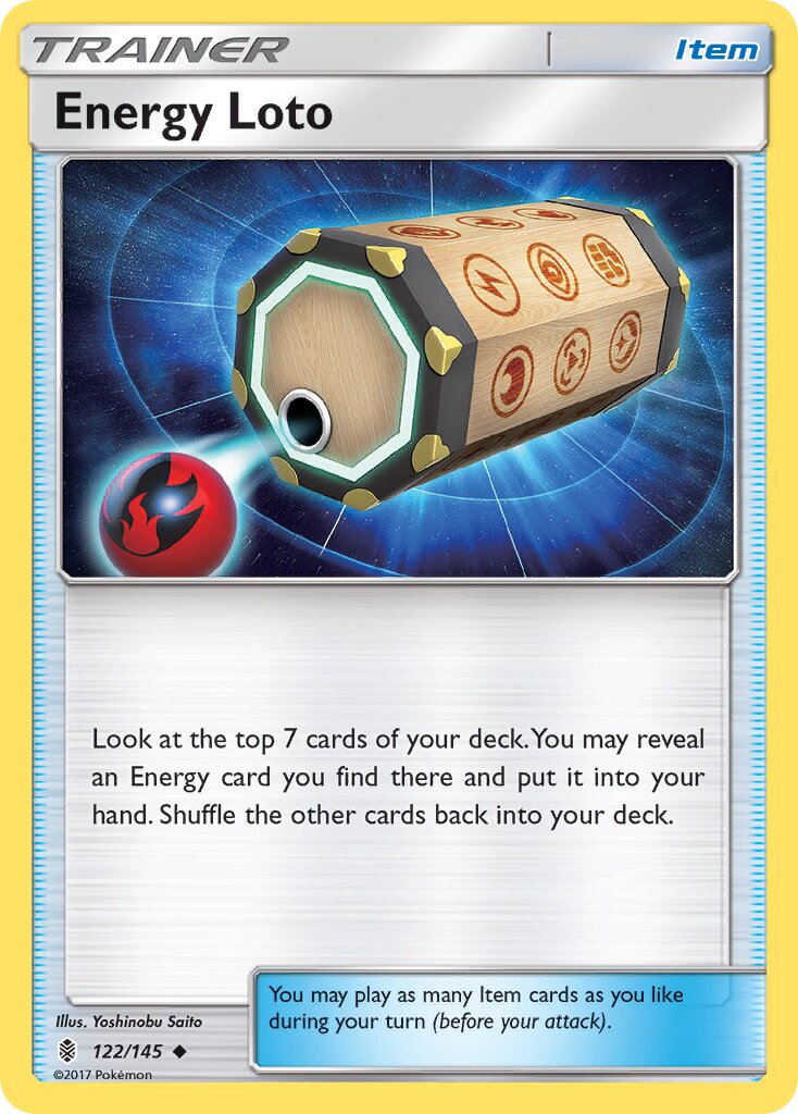 Energy Loto 122/168 — Guardians Rising (English Pokémon TCG card)