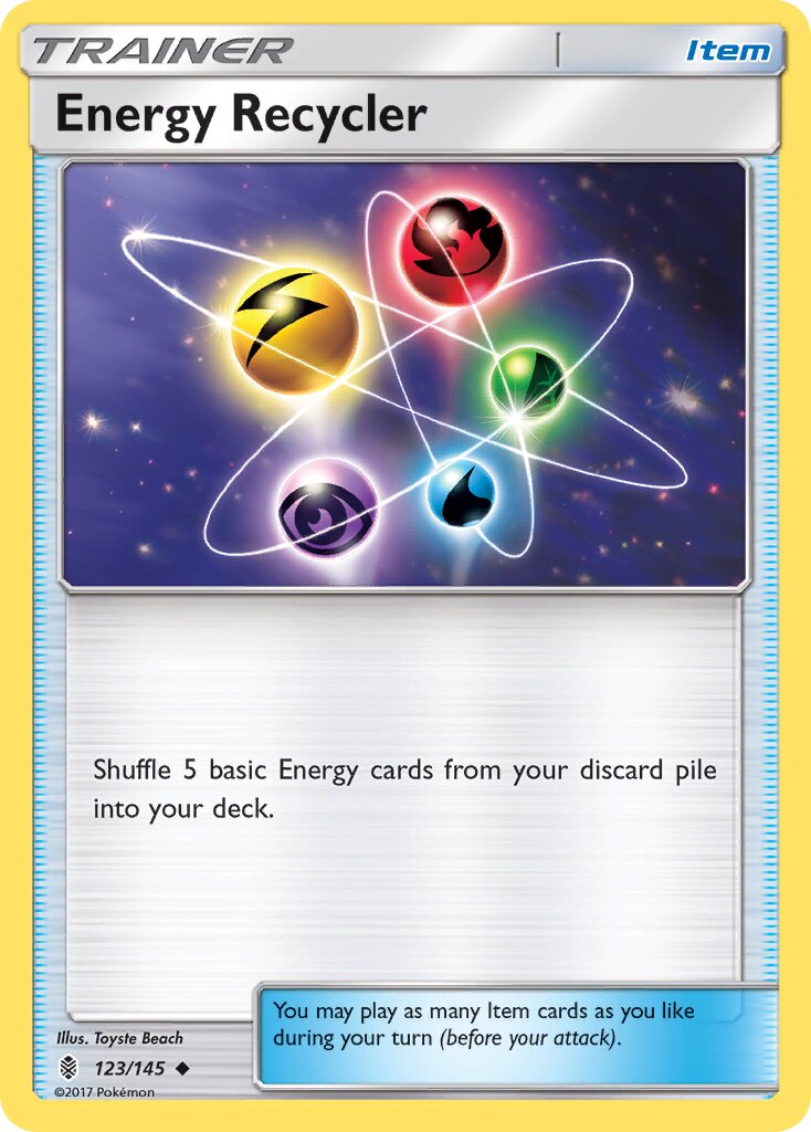 Energy Recycler 123/168 — Guardians Rising (English Pokémon TCG card)