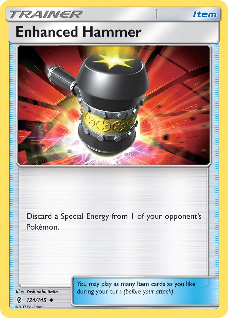 Enhanced Hammer 124/168 — Guardians Rising (English Pokémon TCG card)