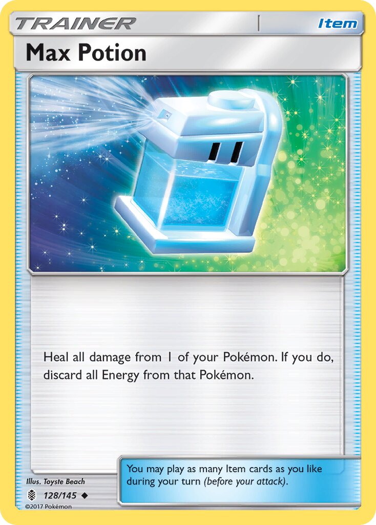 Max Potion 128/168 — Guardians Rising (English Pokémon TCG card)