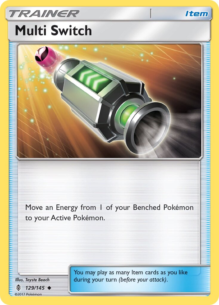 Multi Switch 129/168 — Guardians Rising (English Pokémon TCG card)