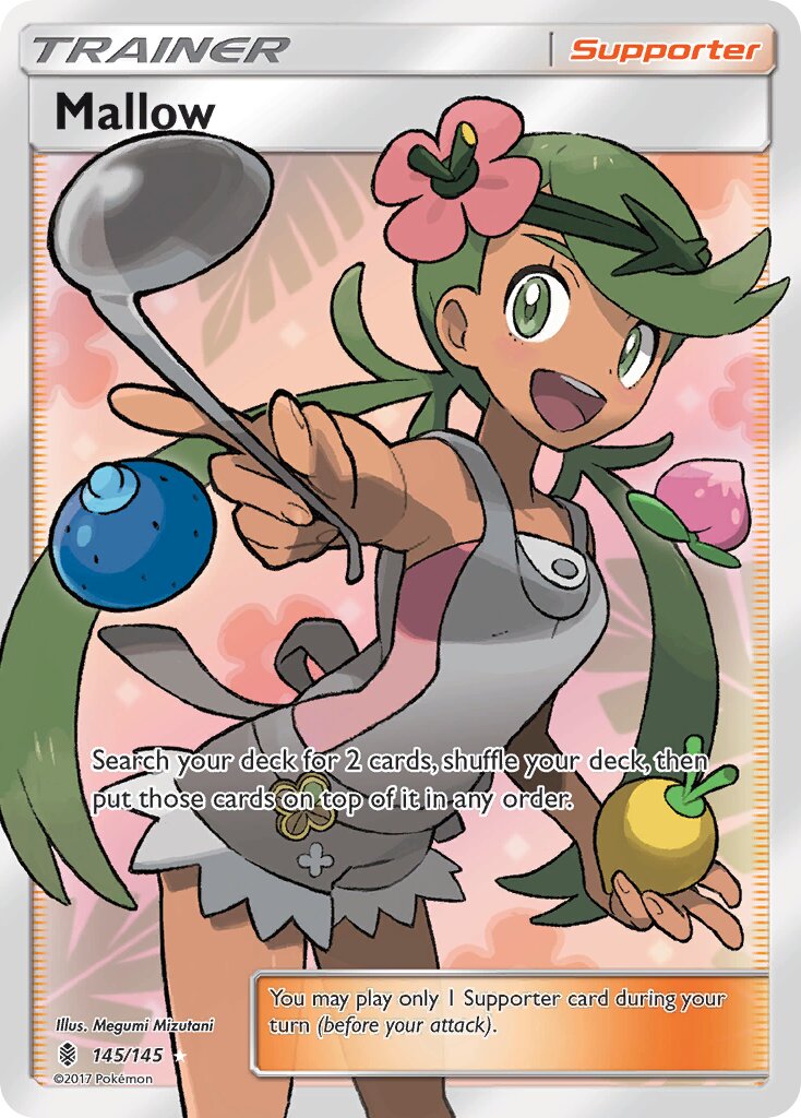 Mallow 145/168 — Guardians Rising (English Pokémon TCG card)