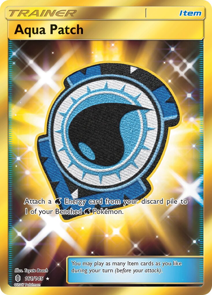 Aqua Patch 161/168 — Guardians Rising (English Pokémon TCG card)