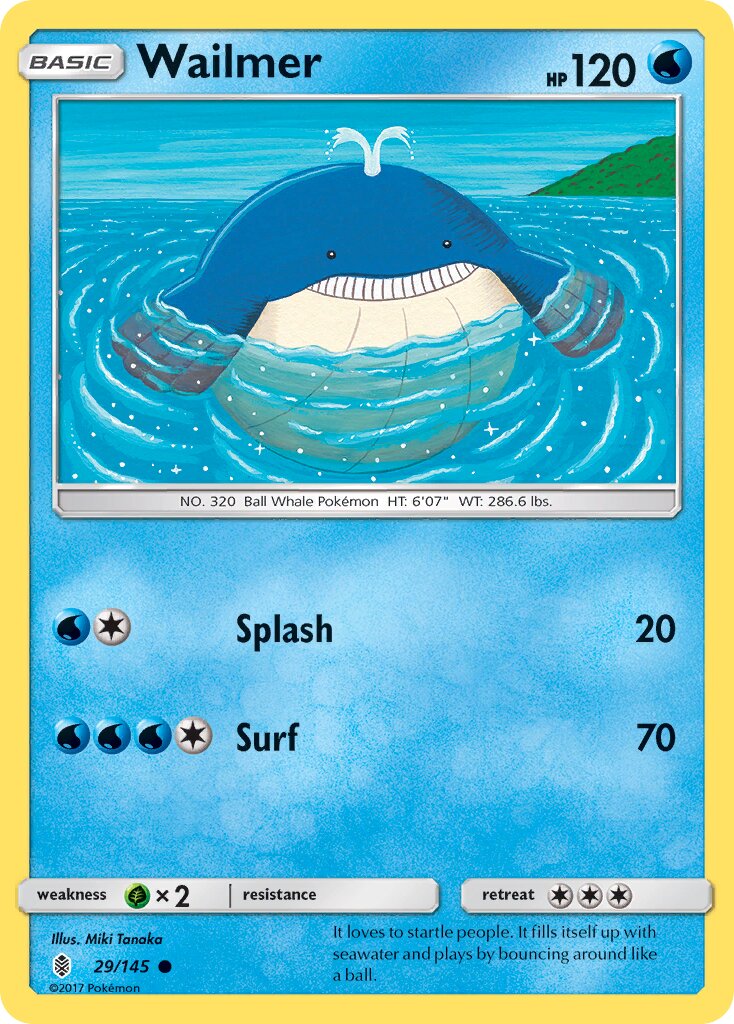 Wailmer 029/168 — Guardians Rising (English Pokémon TCG card)