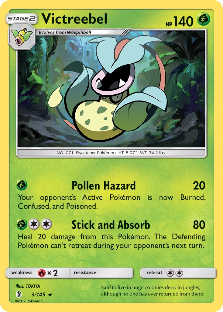 Victreebel 003/168 — Guardians Rising (English Pokémon TCG card)
