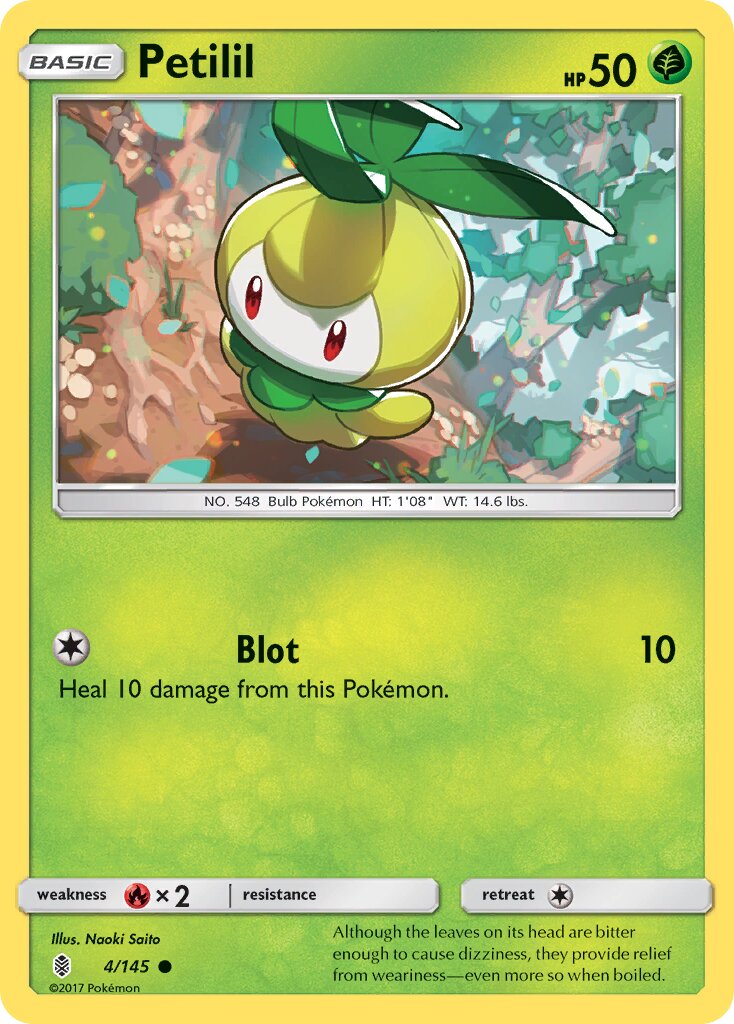 Petilil 004/168 — Guardians Rising (English Pokémon TCG card)