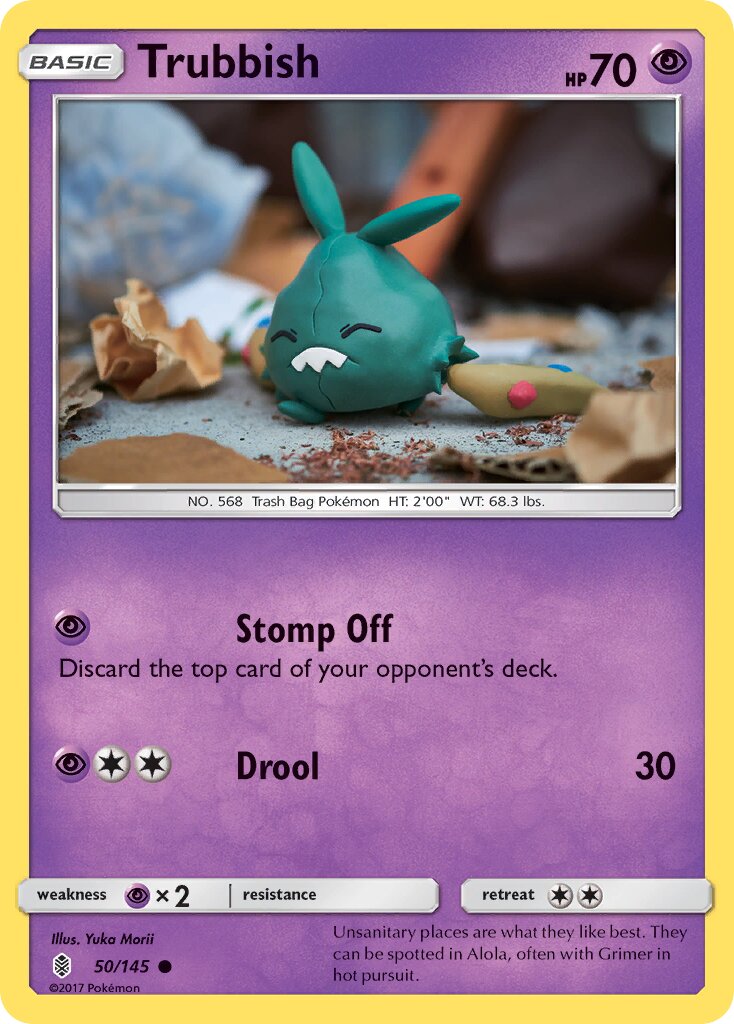 Trubbish 050/168 — Guardians Rising (English Pokémon TCG card)