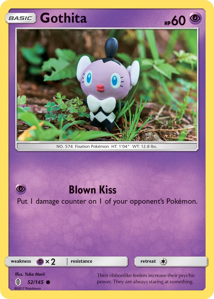 Gothita 052/168 — Guardians Rising (English Pokémon TCG card)