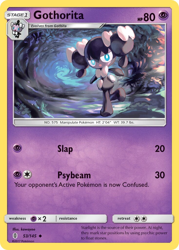 Gothorita 053/168 — Guardians Rising (English Pokémon TCG card)
