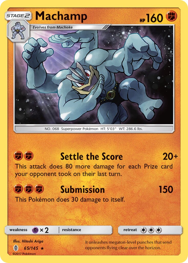 Machamp 065/168 — Guardians Rising (English Pokémon TCG card)