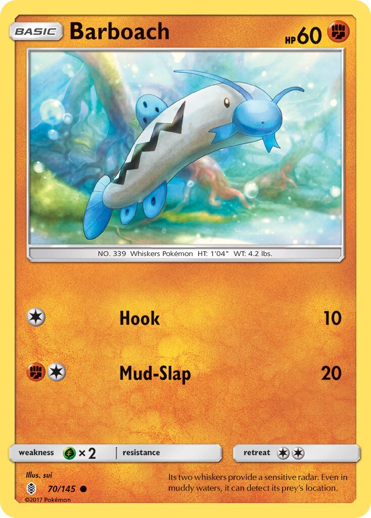 Barboach 070/168 — Guardians Rising (English Pokémon TCG card)