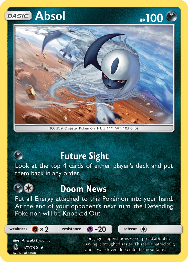Absol 081/168 — Guardians Rising (English Pokémon TCG card)