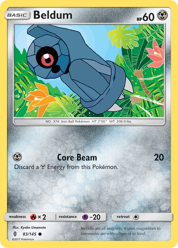 Beldum 083/168 — Guardians Rising (English Pokémon TCG card)