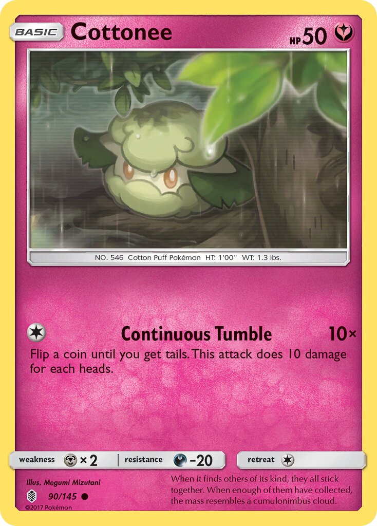 Cottonee 090/168 — Guardians Rising (English Pokémon TCG card)