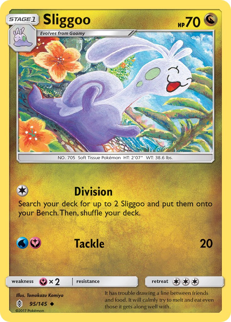 Sliggoo 095/168 — Guardians Rising (English Pokémon TCG card)