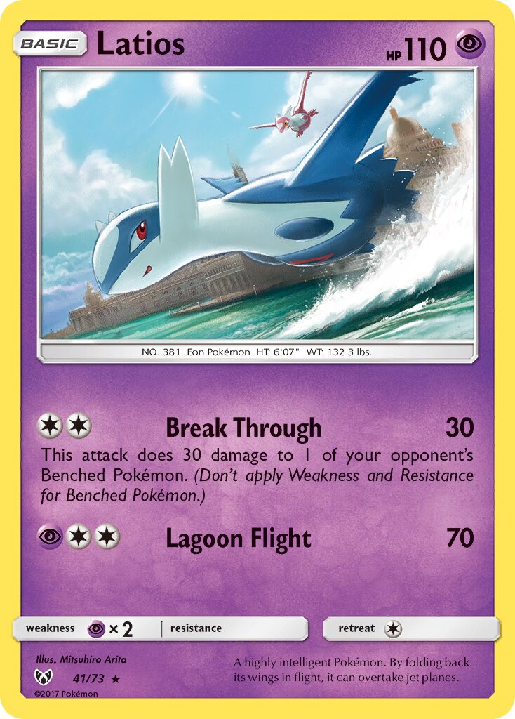 Latios 041/78 — Shining Legends (English Pokémon TCG card)