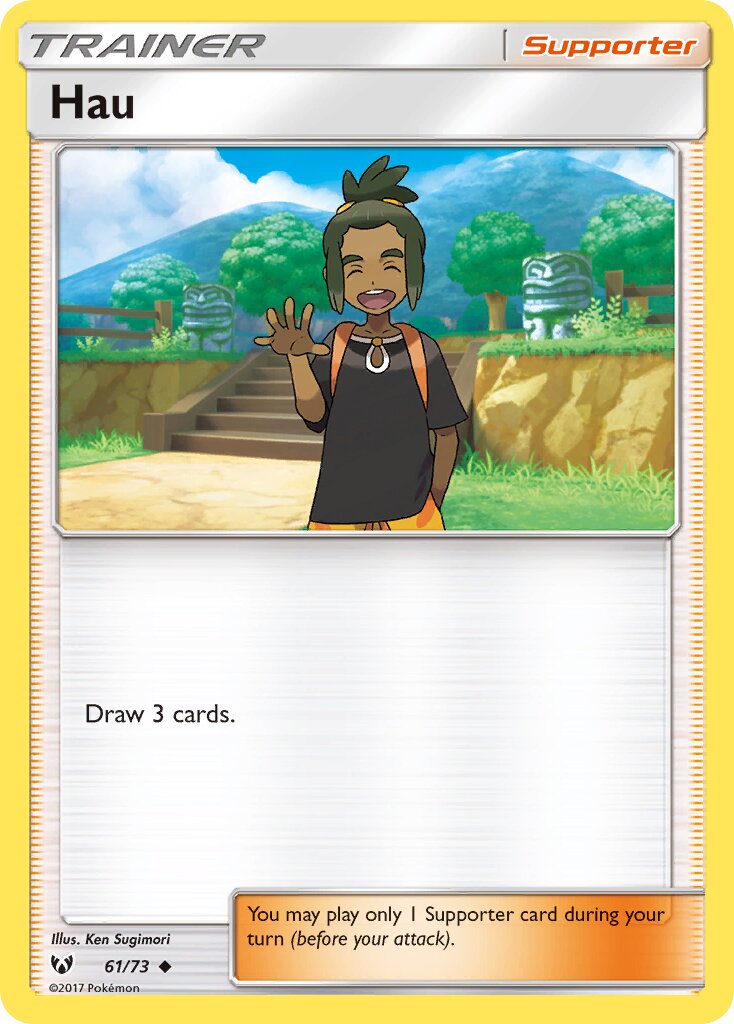 Hau 061/78 — Shining Legends (English Pokémon TCG card)