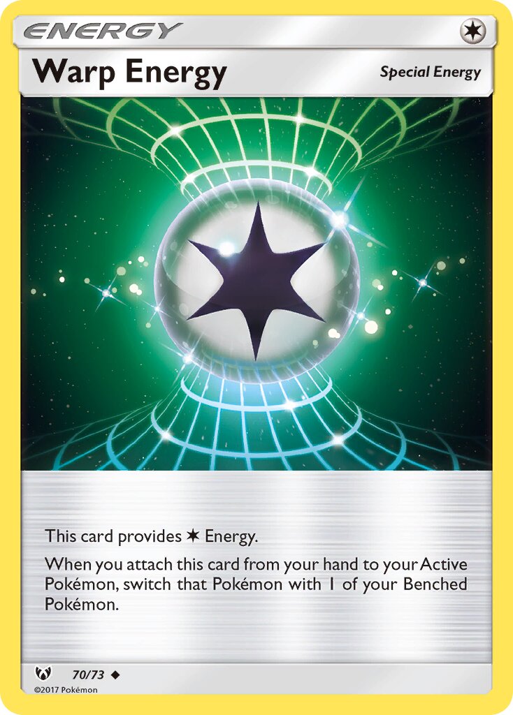 Warp Energy 070/78 — Shining Legends (English Pokémon TCG card)